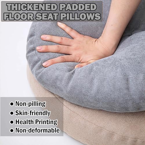 Almohada de suelo de lino con amortiguación extra para terraza 4