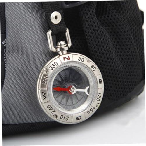 Brújula de Bolsillo Retro Ligera con Cordón para Camping miniatura 4