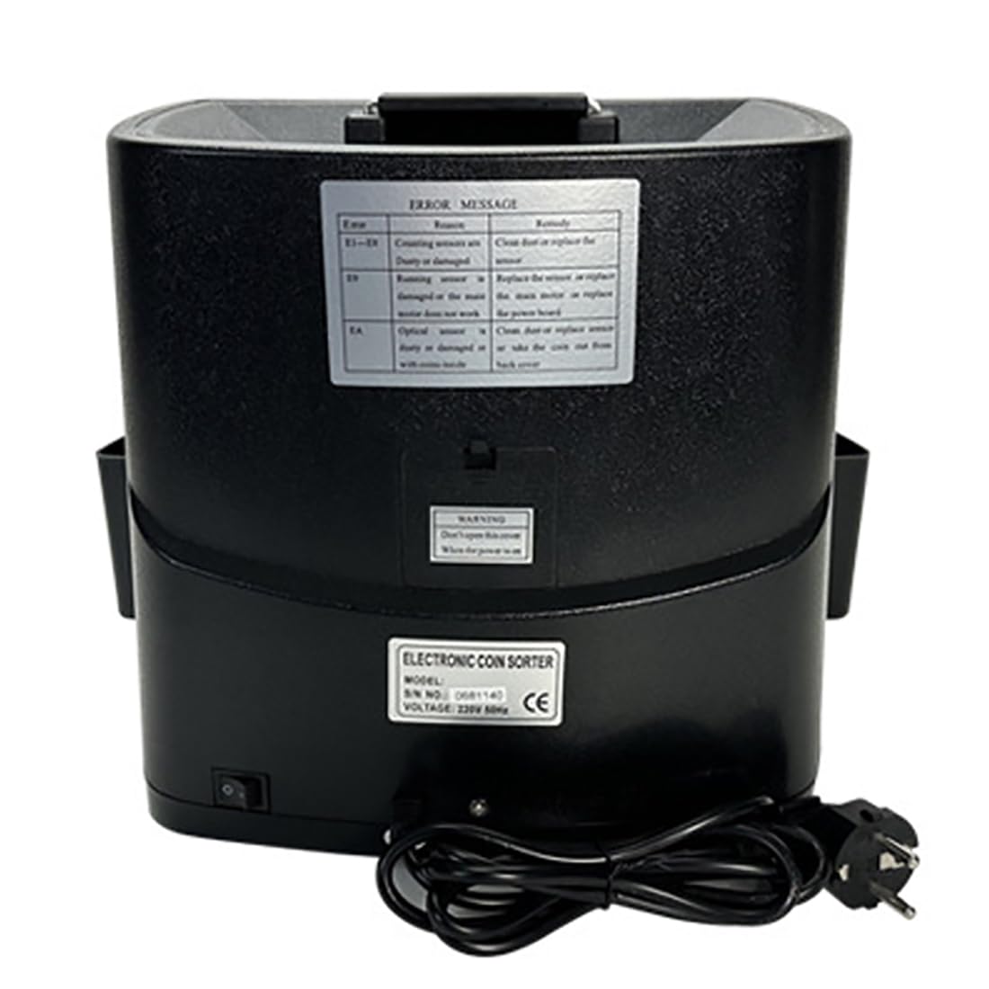 Contatore/selezionatore di Monete elettronico, selezionatore di contamonete Digitale, r con Display LCD/Pannello operativo con Maniglia, per supermercato, Negozio