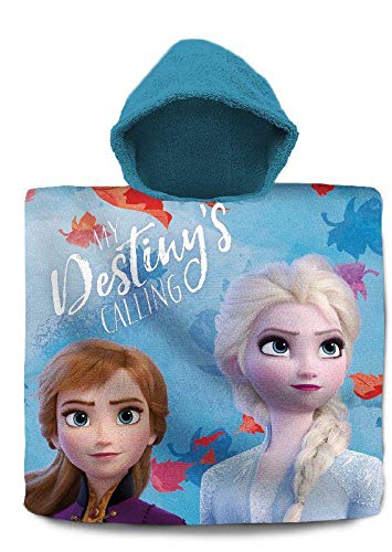 Disney La Reine des neiges Poncho 2 Coton Unisexe Enfant Multicolore Taille Unique