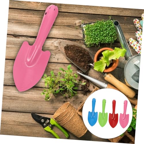 balacoo 8 piezas pala de jardinería de hierro ligera miniatura 2