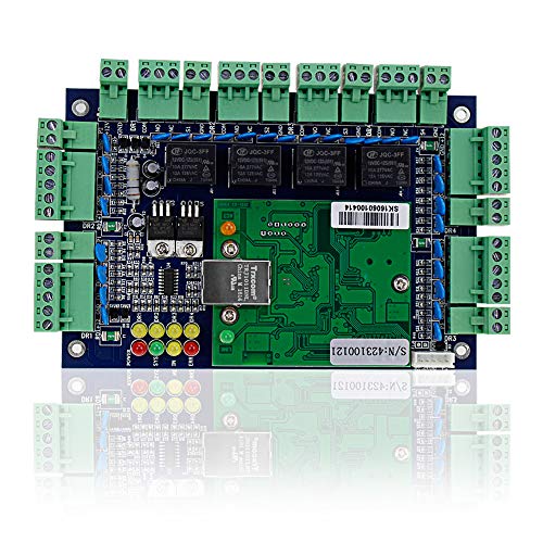 uoweky Wiegand 26 TCP/IP Network Access Control Board Panel RFID Office Controller 4 Deur