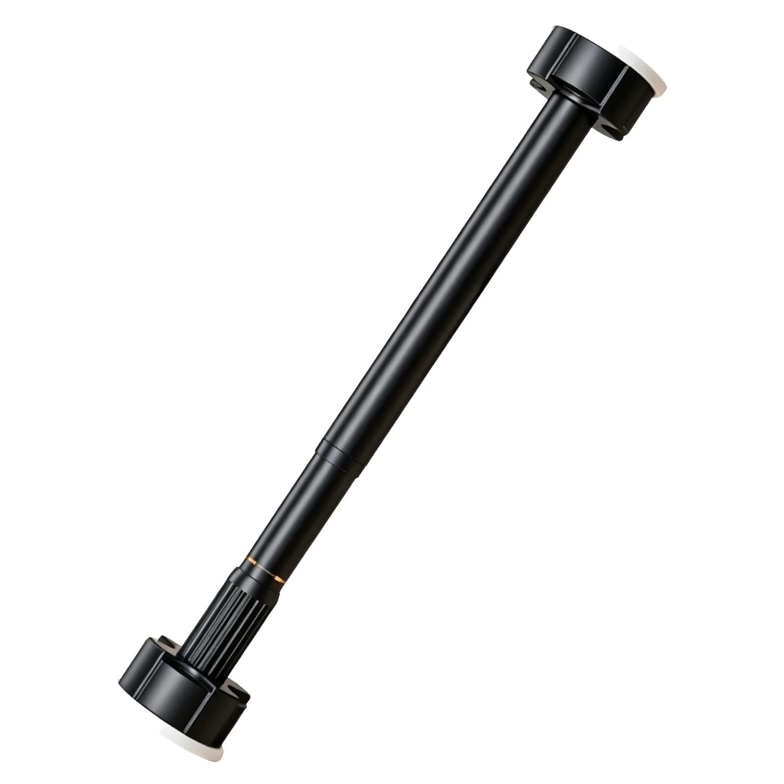 Shower Curtain Rods Tension, Curtain Rods for Windows No Drilling, Anti Slip，suitable for Bathroom, Window, Closet, Cabinet(Black,70-120cm/28-47in)