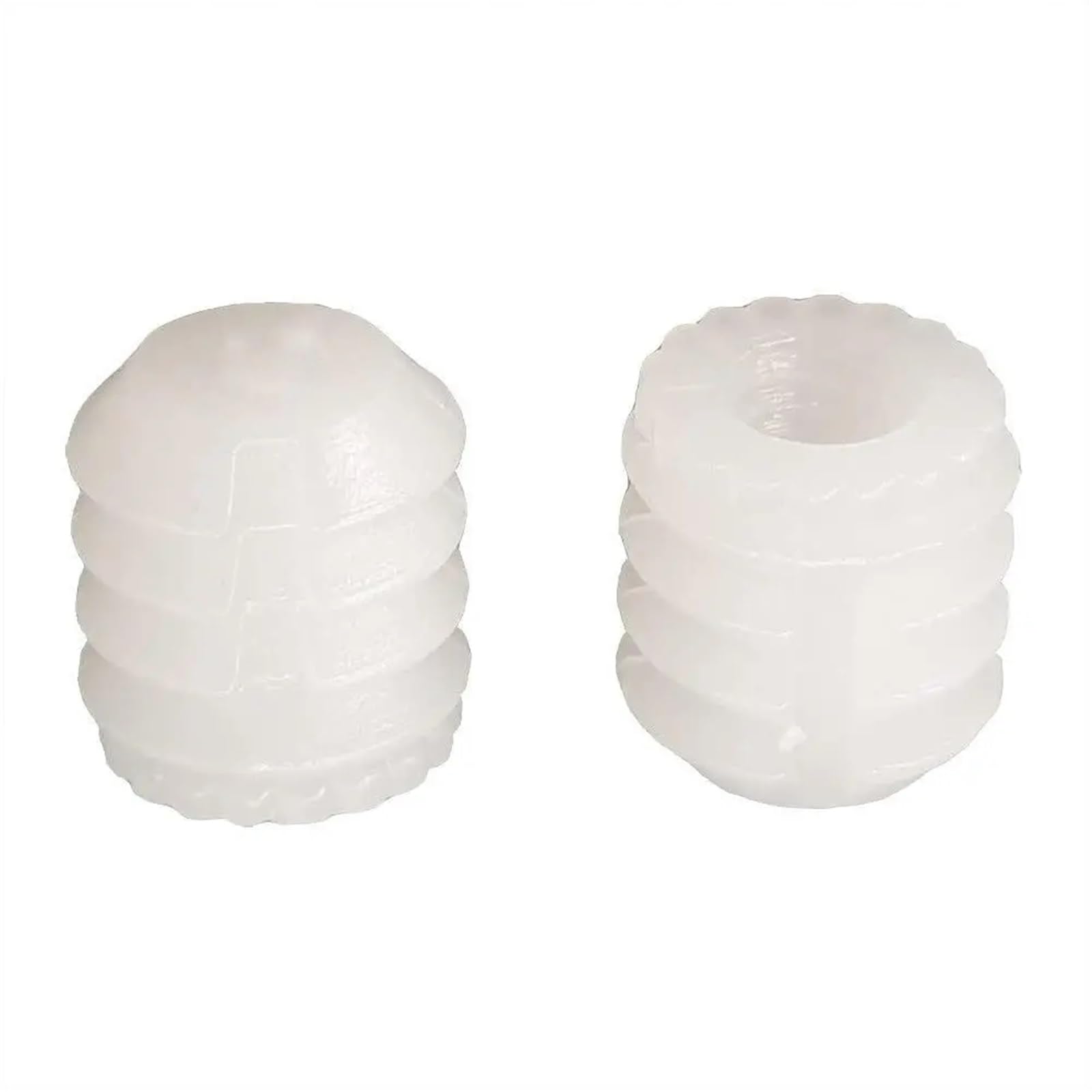 Juego de tacos de expansión de bisagra de plástico blanco, duraderos, 0.35 x 0.4 pulgadas, insertos de clavija de tornillo, para baño, cocina (1000 unidades)