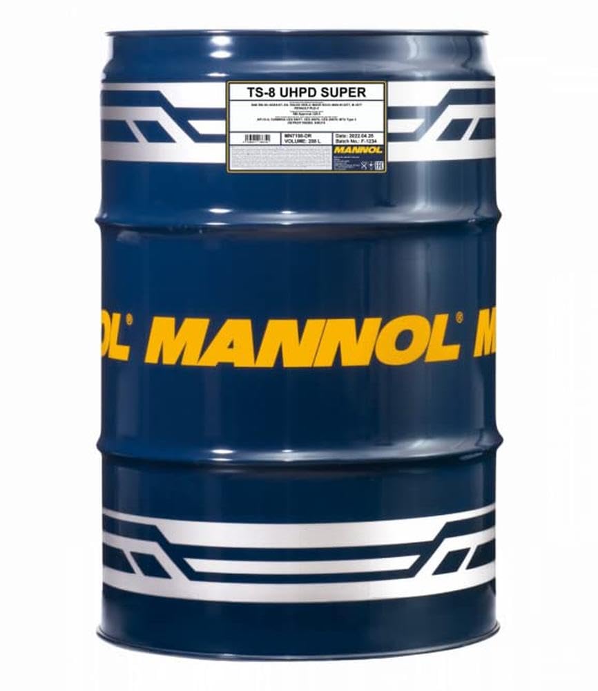 MANNOL 7108 TS-8 UHPD 5W-30 Motoröl synthetisch LKW Diesel, 20L | Erfüllt ACEA E4/E7 und API CI-4, für Euro I-V Nutzfahrzeug-Dieselmotoren mit Turbo, schützt vor Verschleiß und Korrosion