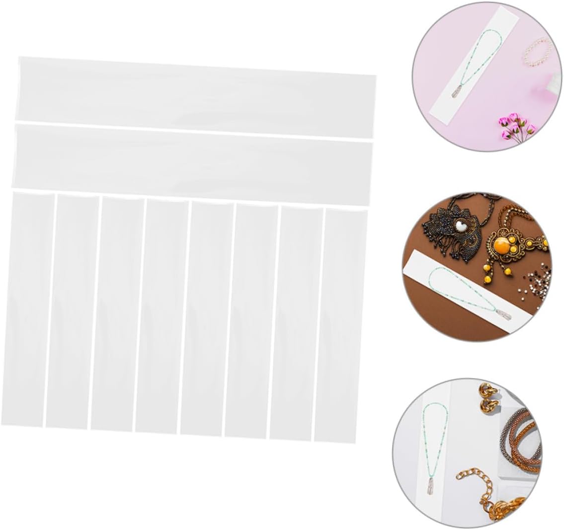 LIFKOME 400pcs Necklace Bracelet Display Bags Jewelry Packaging Supplies Material Elegant and Strong Jewelry Storage Pouches