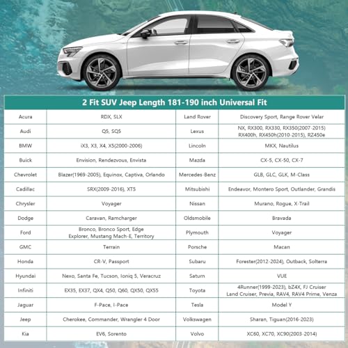 Image of GUNHYI 16 Layers SUV Car Cover Waterproof All Weather Heavy Duty, Universal Fit Toyota RAV4, Honda CRV, Tesla Model Y, Audi Q5, Chevrolet Equinox, Nissan Rogue, Kia Sorento, Mitsubishi Outlander etc.