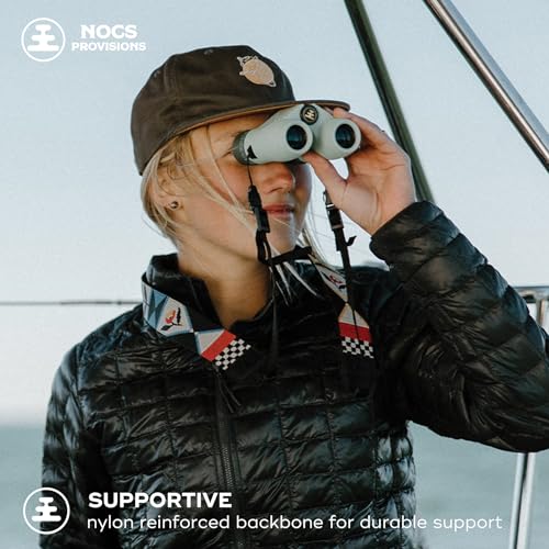 Image of Nocs Provisions Woven Tapestry Strap, Binocular & Camera Reinforced Universal Wide Shoulder & Neck Strap for Men & Women