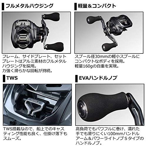 ダイワ(DAIWA) 両軸リール 20 ADMIRA A 100XH(2020モデル) 6枚目