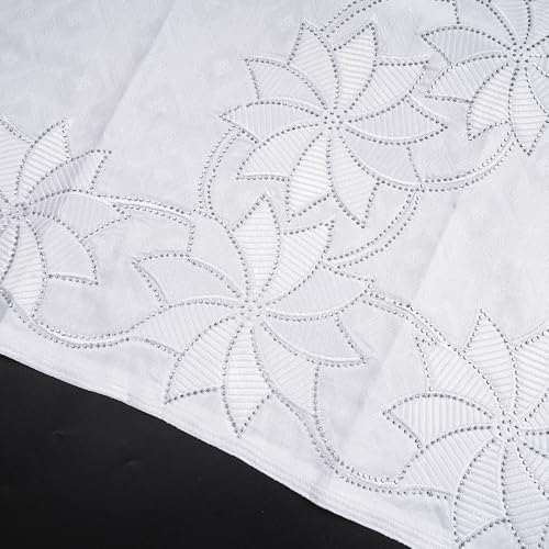 Image of HD African Bazin Riche Maxi Dress for Woman Traditional Embroidery Dashiki Dresses with Head Wraps