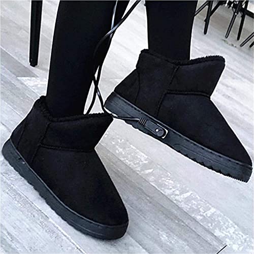 Pantuflas eléctricas térmicas USB negras unisex miniatura 4
