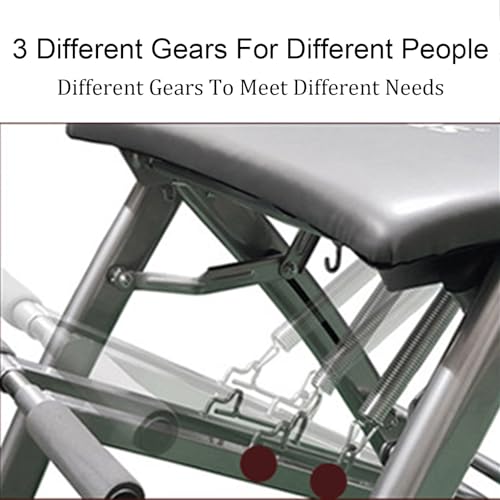 Pilates Fitness Chair - Split-Pedal Stability Equipment with 3-Speed Resistance for Home Gym Workout, Foldable Design - Image 4