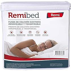 CubreColchónes Para Chinches Remibed | Funda de colchón Anti chinches | Cama 200 (200 x 200) | Oeko-Tex 100 | Cremallera compacta | Doble faldón de Seguridad | Membrana Smartex | Cubrecolchón