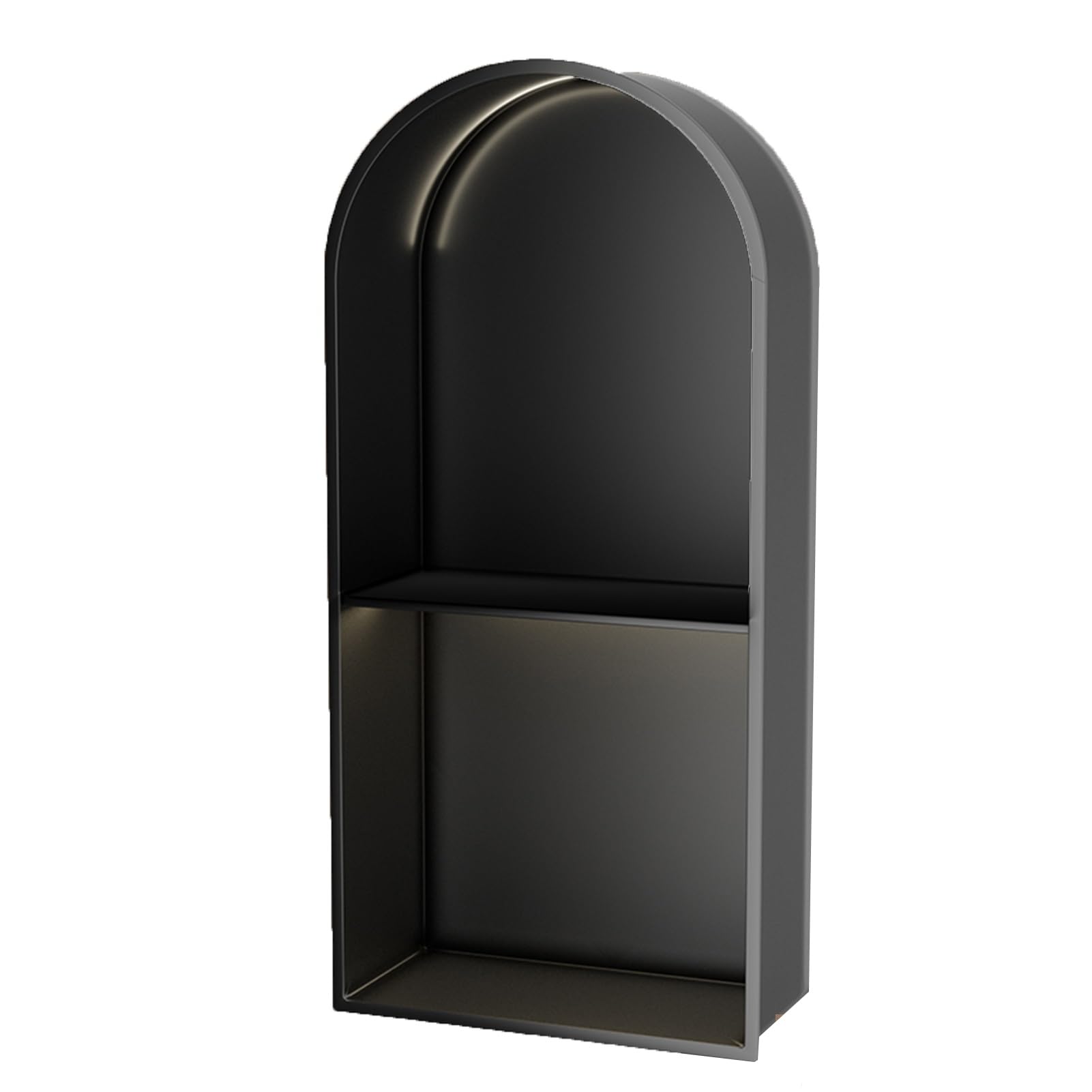 Étagère de douche encastrée LED en acier 70x35cm