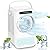Portable Air Conditioner Fan, 600ML Personal Mini Evaporative Air Cooler with 3 Speeds & 2 Misting, Humidifier Misting Fan with LCD Display, Air Circulator Desk Fan for Home Office Bedroom, White