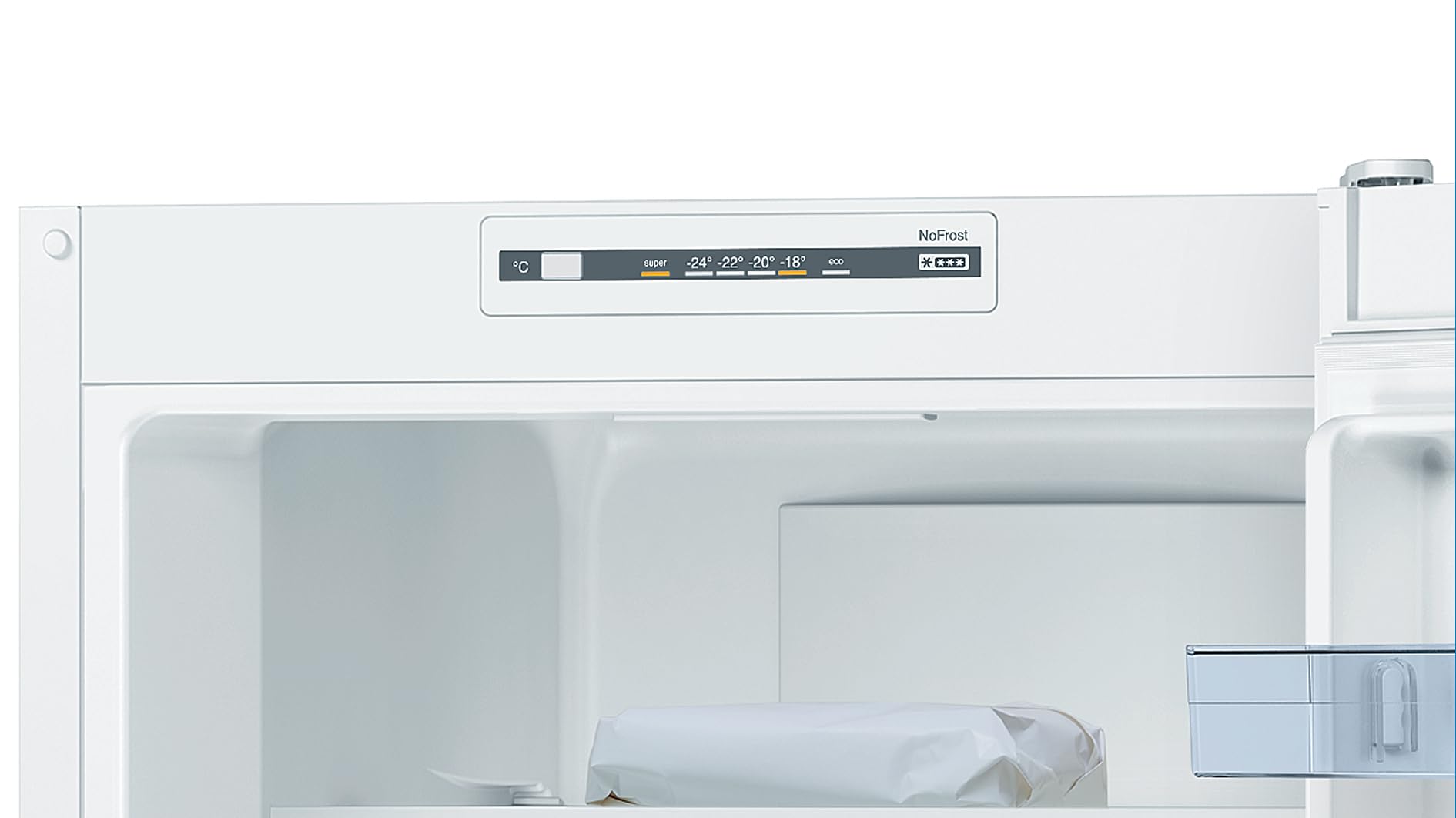 Bosch - Frigorífico Combi, 60 cm, Serie 2, NoFrost, Iluminación LED, MultiAirFlow, Blanco, KGN36NWEA