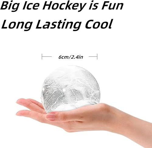 Miniatura 2 de Molde circular apilable para hockey sobre hielo, molde de hielo para whisky, moldes redondos para cubitos de hielo, fabricante de bolas de hielo