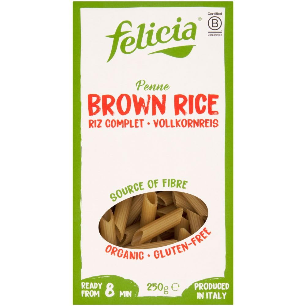 Felicia Gluten Free Organic Brown Rice Penne Pasta 250 G
