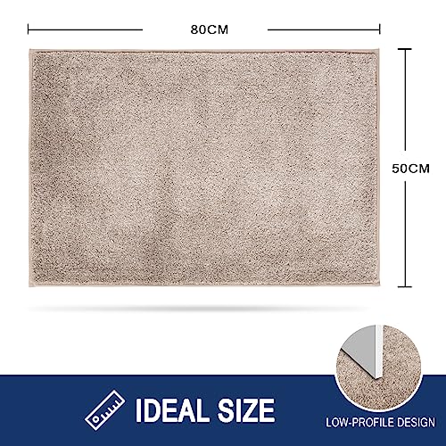 Alfombra atrapapolvo lavable en lavadora con microfibras absorbentes para entrada y pasillos 3