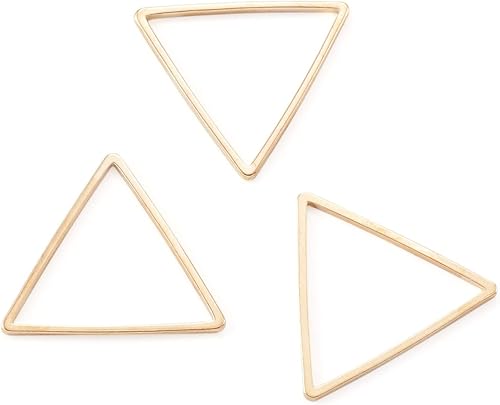 Vista 80 de FASHEWELRY Anillos de acero inoxidable 70cs con eslabones de corazón, 4 tamaños, de metal con forma de corazón, bisel abierto, conectores