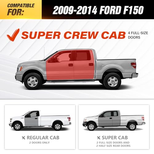 Estribos Laterales para Ford F150 SuperCrew 2009-2014 miniatura 2