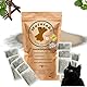 SNOOZYCAT® 10 Nachfüllpads für Katzen – Matatabi (Silvervine) & Katzenminze – 100 % natürliche Kräuter zum Nachfüllen für Katzenspielzeug – Spielspaß & Ausgeglichenheit – Made in Germany, handgemacht