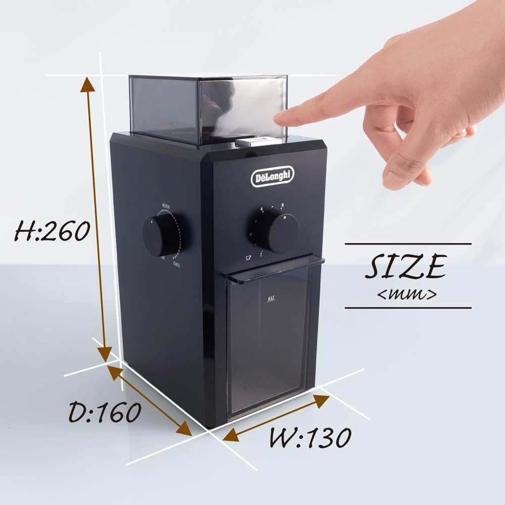 Amazon.co.jp: デロンギ コーヒーグラインダー うす式 コーヒー豆120g