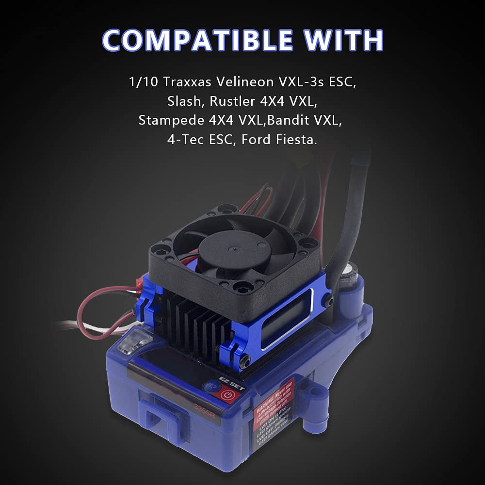 Amazon.co.jp: GLOBACT CNC アルミニウム合金 ESC 冷却ファン