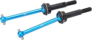 Eixo de transmissão traseiro, alta precisão, fácil de instalar, eixo de transmissão CVD de metal RC resistente para TC01 para carro 1/10 RC