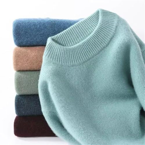 Rfmfkkg Cashmere Men's Sweater O-Neck Knitted Jumpers Long Sleeve Male Pullover Soft Warm Sweaters3
