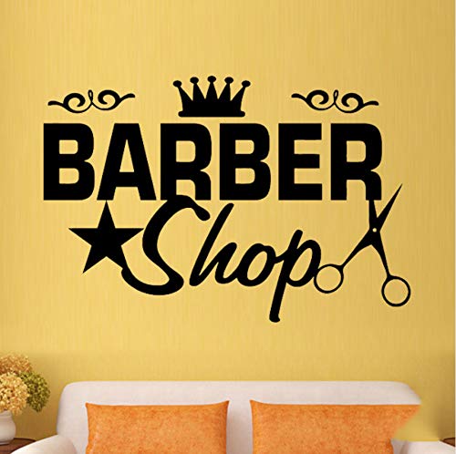 Ljtao Barber Shop Salon Hair Cut Hairdressers Wall Art Stickers Decals Vinyl Home Room