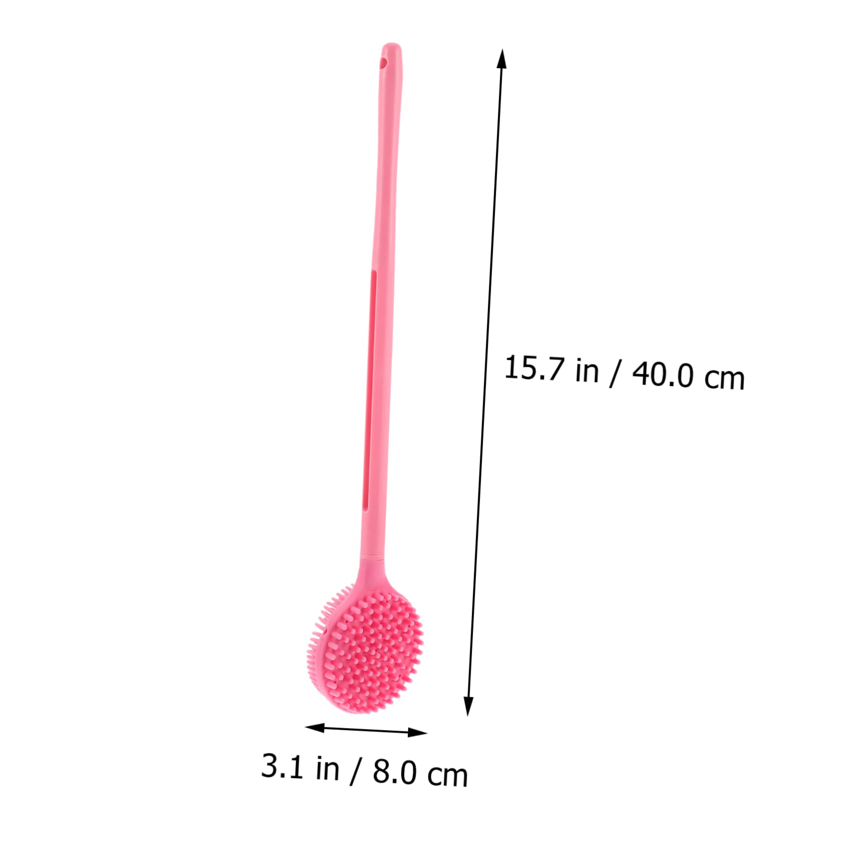 Healvian 2piezas Cepillo De De Silicona Con Mango Exfoliante y Masajeador Para Espalda Cepillo De Baño y Eficaz Para Limpieza Corporal Diseño Ergonomico y Fácil De Sostener
