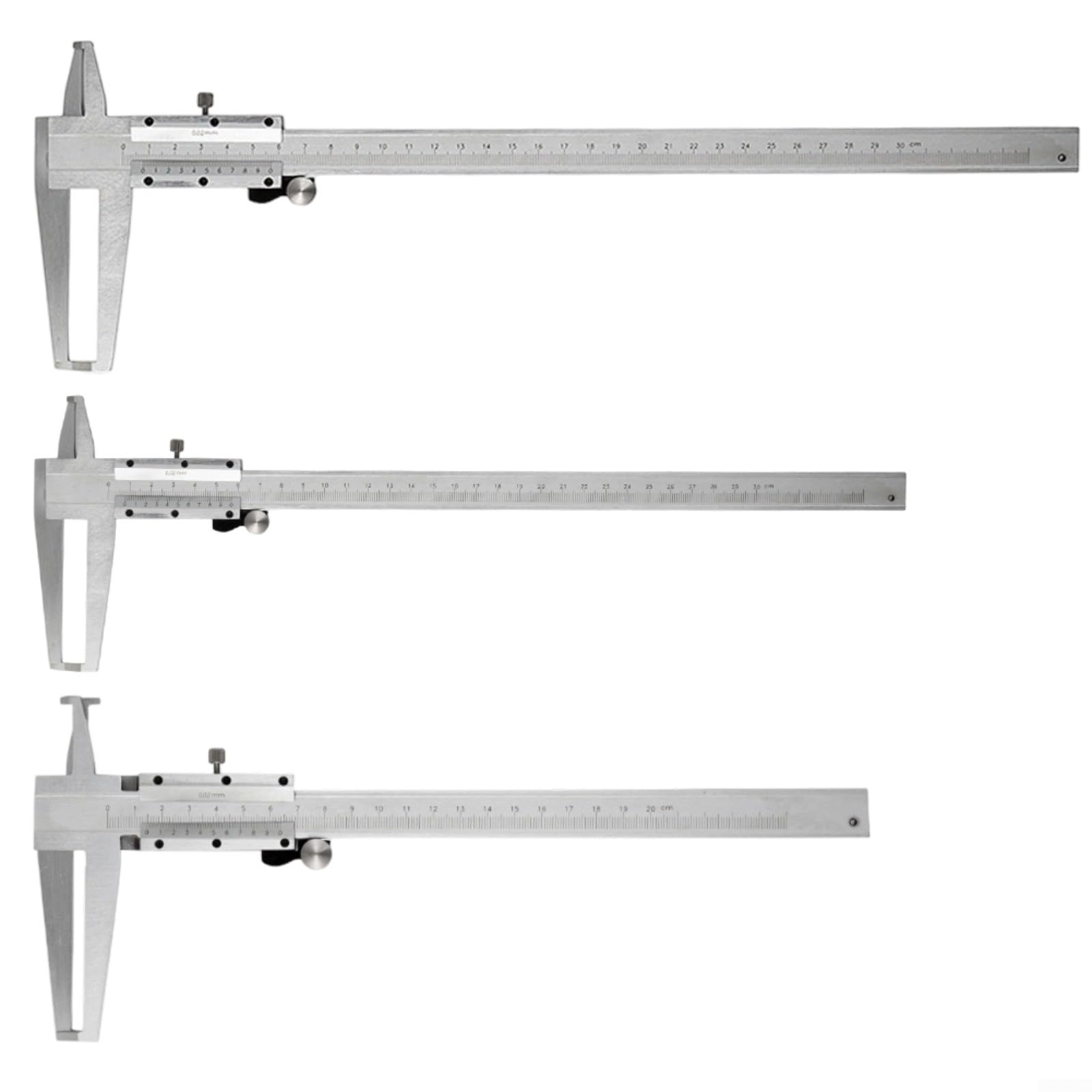 Calibrador Vernier de doble ranura interior 9-300mm Herramienta de medición interna para trabajar la madera y trabajar con metales (9-200 m)