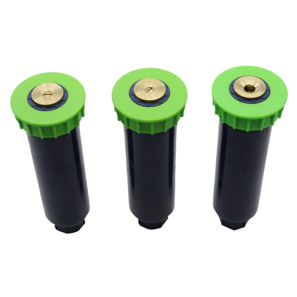 NUJA 5pcs Regolabili Pop Up Sprinkler con 1/2 di Pollice Filettatura Femmina 90-360 Gradi Automatico a Scomparsa irrigazione del Prato Sprinkler (Taglia : 360 Degrees)