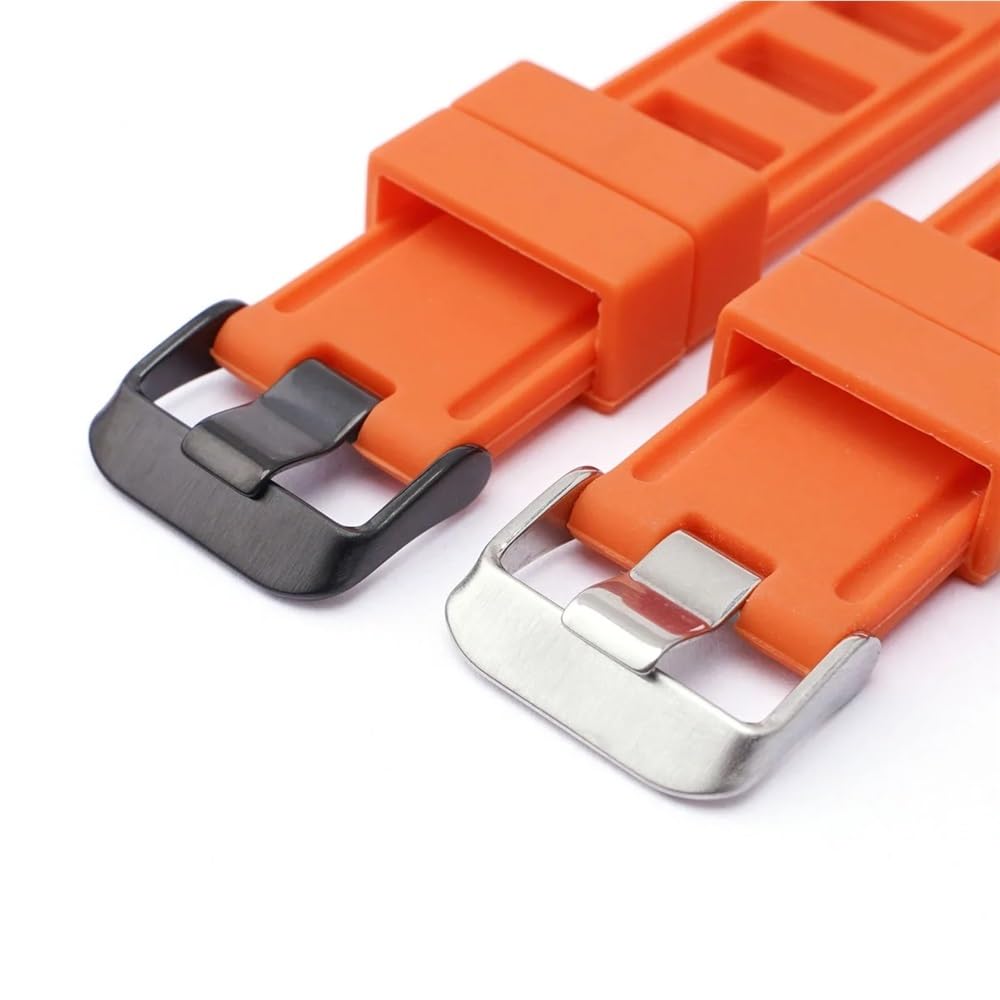 22 Banda de Reloj Inteligente de Silicona de 20 mm para 6 6s 6X 7X 7 Pro 5 5X 5s 3hr 955 Strapasa de Correa de liberación rápida (Naranja, 20 mm_Sliver)