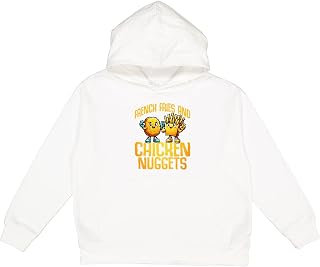 inktastic French Fries and Chicken Nuggets Youth Hoodie Sweatshirt