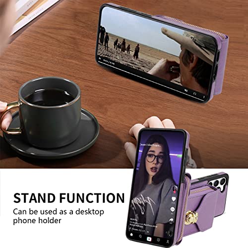 Coque portefeuille iPhone 17 Pro Max protection objectif et support vidéo cuir