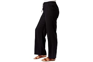 Briggs Women's Linen Blend Pull-On Pant