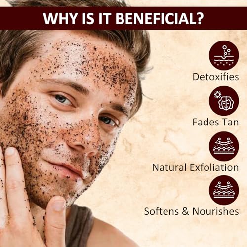 Image of INTIMIFY Coffee Face Scrub For Glowing Skin, Provides Exfoliation and Skin Refresh, Removes Dead Skin, Blackheads, for Women & Men - 100g