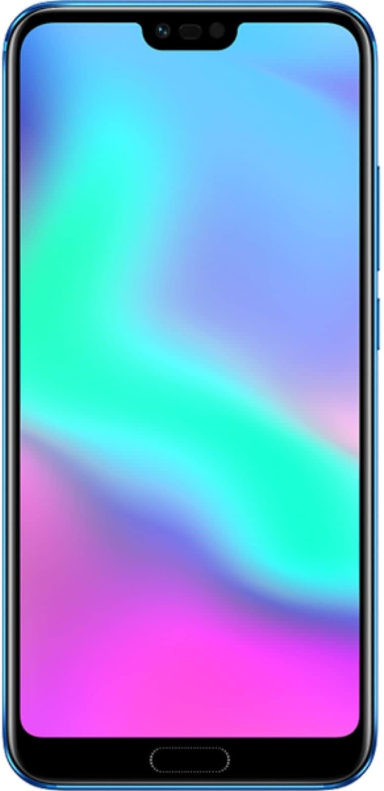 Honor 10 Dual SIM, 128 GB storage, 24 MP Dual Camera and 5.84 Inch Full View Display, UK Official Device - Phantom Blue