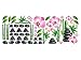 GRAZDesign Wandsticker Set Badezimmer Wellness Massagesteine Bambus und Orchideen Blüten (150x57cm)