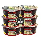 PhoLicious Instant Beef Pho in 2 Pack & 4 Pack Noodles Bowl Bundle- Authentic Vietnamese Rice Noodle Soup Kit with Spices & Broth Mix, Ramen Alternative, Quick Microwave Meal