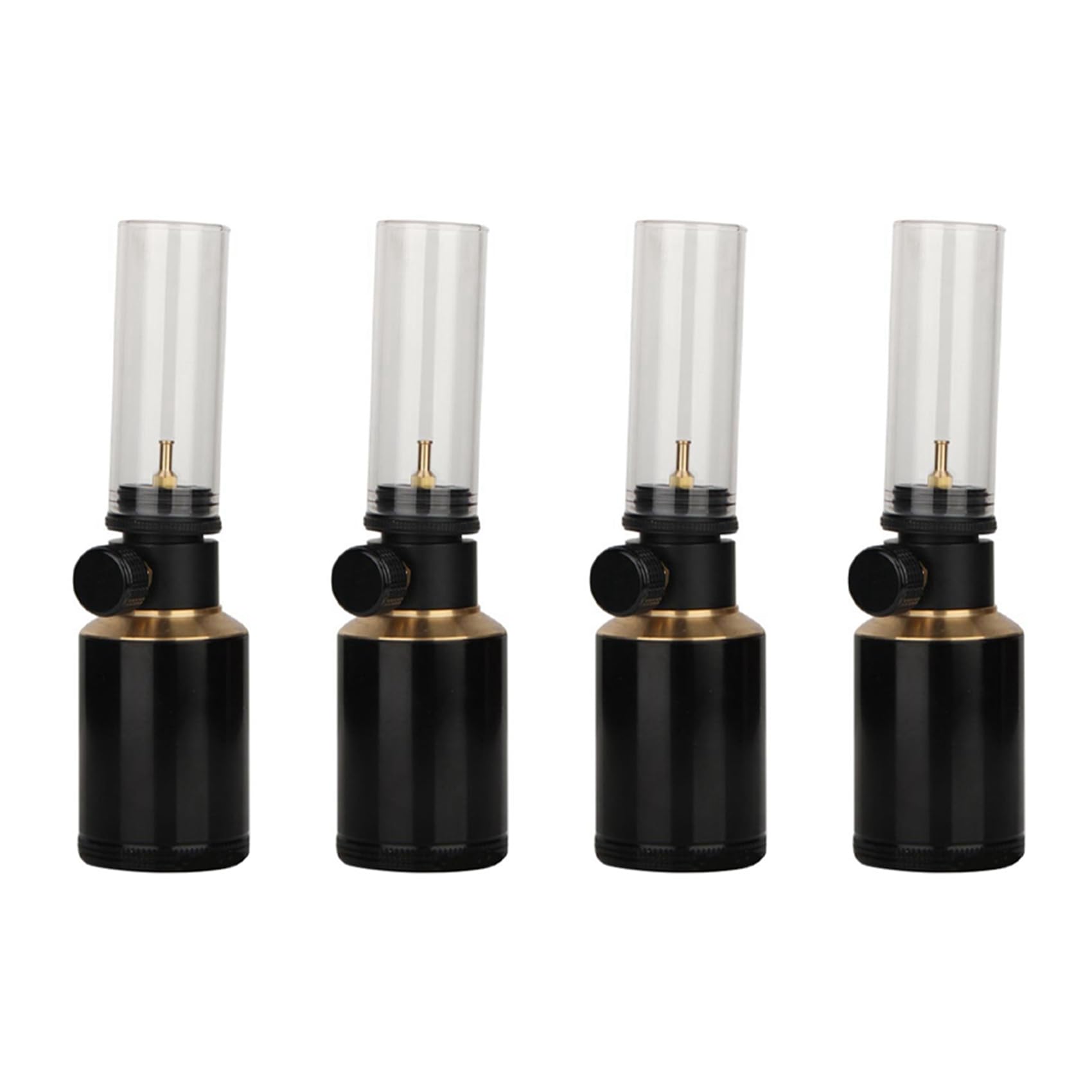 rieder 4X Camping-Gaslampe, Kerzenlampe mit Leerer Dose, Atmosphäre, Gaslampe, Pferdelaterne, Outdoor-Gasbrenner, Zeltlampe