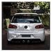 Compatible For Volkswagen 2010-2013 Golf 6 GTI MK6 GTI R20 Hatchback Car Rear Roof Spoiler Wing Rear Trunk Lip Spoiler Accessories Body Kit(Glossy Black)