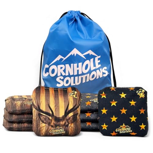 Sacs de cornhole étanches en résine 15x15 cm avec motif drapeau USA