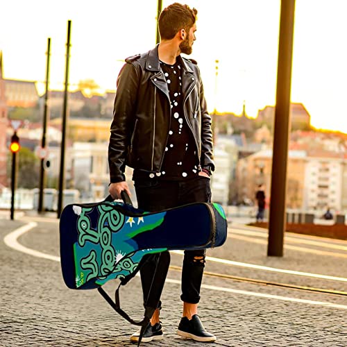 Housse de transport étanche pour guitare avec bandoulière réglable Motif lettre, Multicolore 01., 42.9×16.9×4.7 in… - Les Beatles, Paul McCartney, John Lennon, RIngo Starr, George Harrison Housse de transport étanche pour guitare avec bandoulière réglable Motif lettre, Multicolore 01., 42.9x16.9x4.7 in… – Image 7