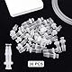 30 Stück Spritzenadapter, Transparent Weiblicher Luer Lock 1/4 Zoll Luer Lock Verbindungsset zum Spritzen Kupplungsadapter