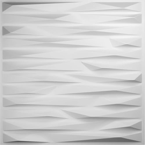 Ekena Millwork WP20X20ENWH-CASE-50 19 58 pulgadas de ancho x 19 58 pulgadas de alto Enterprise EnduraWall - Fundas decorativas para paneles de pared