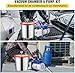 ZMZDDM 5CFM Vacuum Pump Refrigeration Kit with 1.5/2/3/5 Gallon Vacuum Chamber, 304 Stainless Steel Epoxy Resin Vacuum Chamber for Home Air Conditioning Car(12L/3Gal)