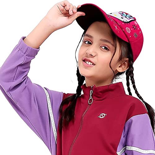 Image of VRITRAZ Kids Unisex Baseball Cap for Boys & Girls | Multiple Design, Adjustable Strap | Casual Cap (Age 4-12)